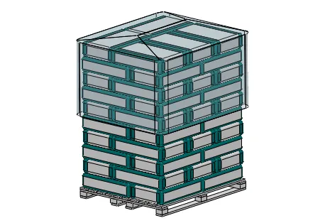 Chụp màng lên pallet