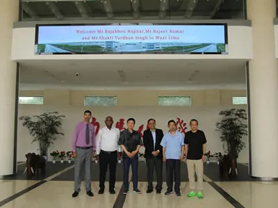 Khách hàng Ấn Độ đến thăm công ty